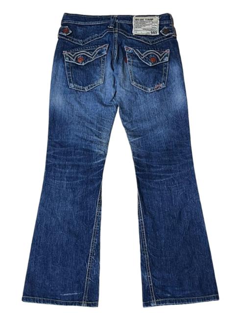 Other Designers 🔥FLARE🔥VINTAGE EDWIN 503 MADE IN JAPAN BLUE TRIP JEANS