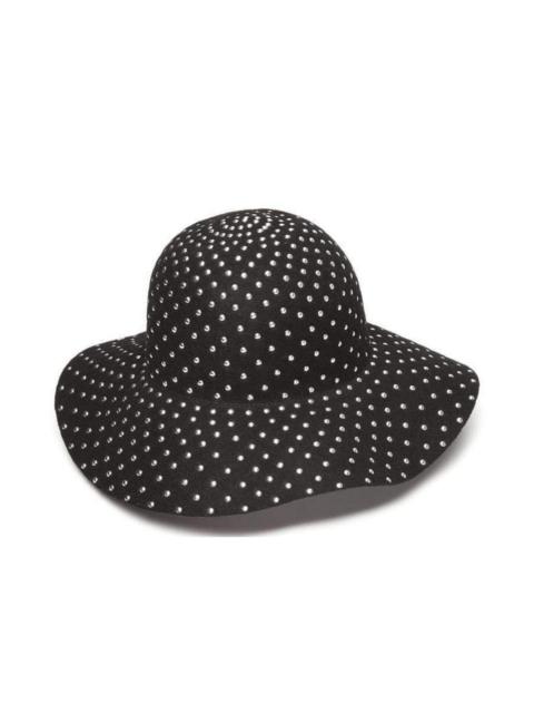 GUCCI Studded Wool-felt Wide Brim Hat