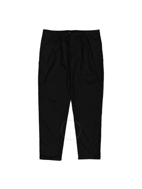 EMPORIO ARMANI Emporio Armani Men's Black Ultra-Light Poplin Chinos