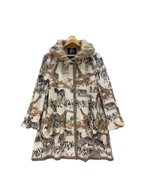 Other Designers Japanese Brand - GOJI LA MODA ANIMAL OVERPRINT LONG COAT JACKET #9003-47