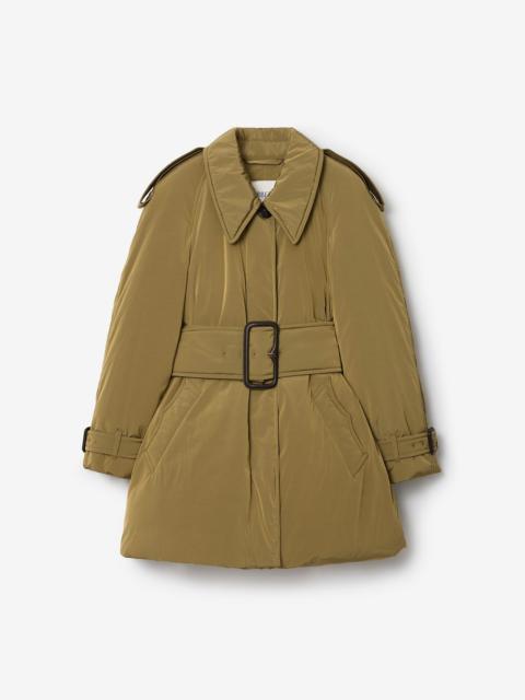 Burberry Belted Berryhill Padded Car Coat