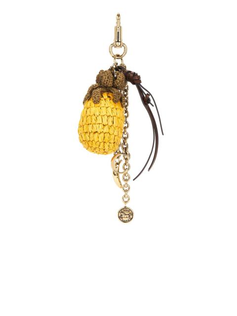 Chloé Pineapple Symbols Keychain