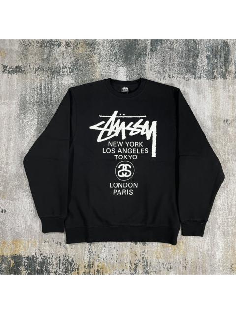 Stüssy STUSSY WORLDTOUR CREWNECK // MEDIUM