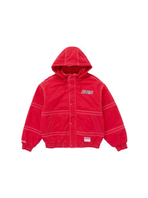 Supreme Supreme Mitchell & Ness Twill Stadium Jacket Red