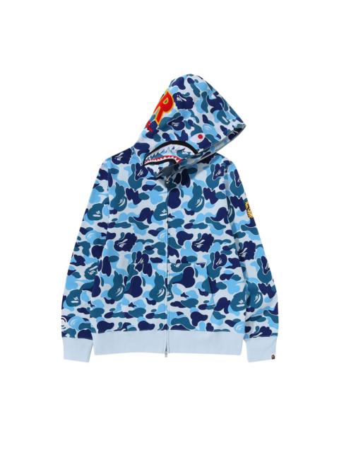 A BATHING APE® BAPE ABC Camo Shark Full Zip Hoodie 'Blue'