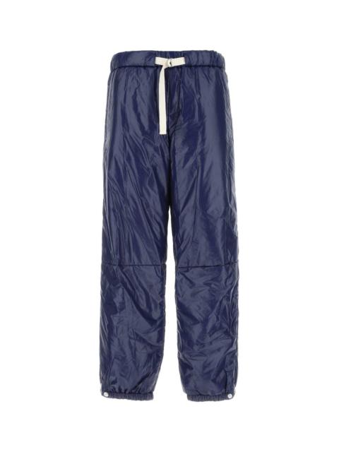 Jil Sander Jil Sander Men Blue Nylon Joggers