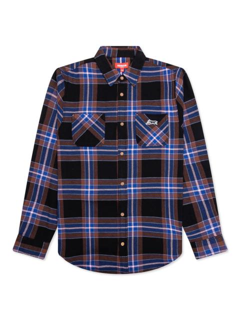 ICECREAM BIG DRIP L/S WOVEN - PLAID
