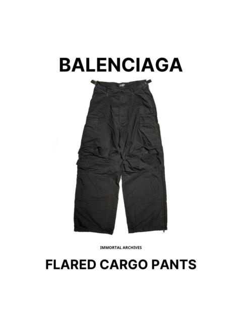 BALENCIAGA FW23 FLARED CARGO PANTS