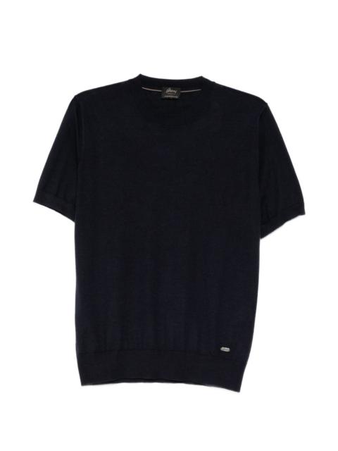 Brioni Brioni Men Cashmere And Silk Blend T-Shirt
