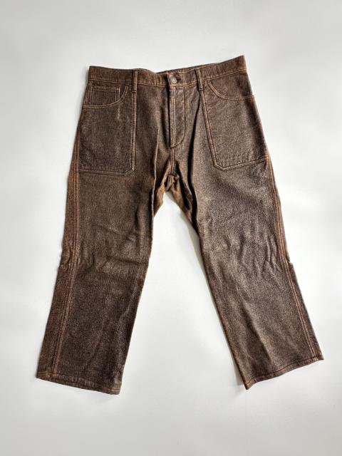 Maison Margiela Maison Martin Margiela Wax-Coated Jeans