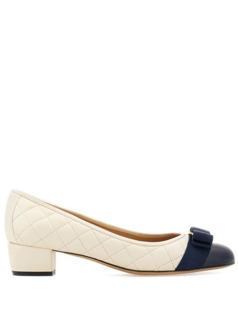 FERRAGAMO Ferragamo Quilted Vara Pumps