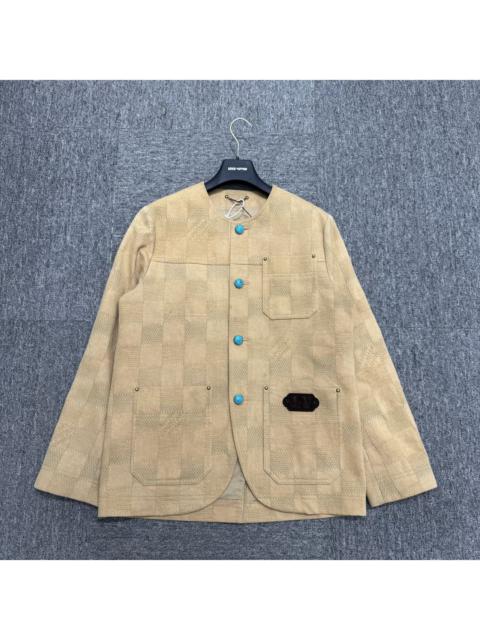 Louis Vuitton Louis vuitton lv timberland fw24 checkerboard turquoise jacket