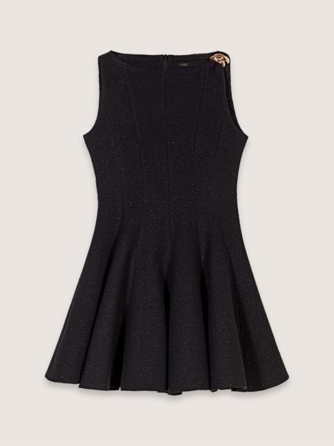 maje Mini flared tweed dress