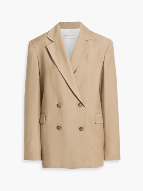 Loulou de Saison Donau double-breasted wool-twill blazer