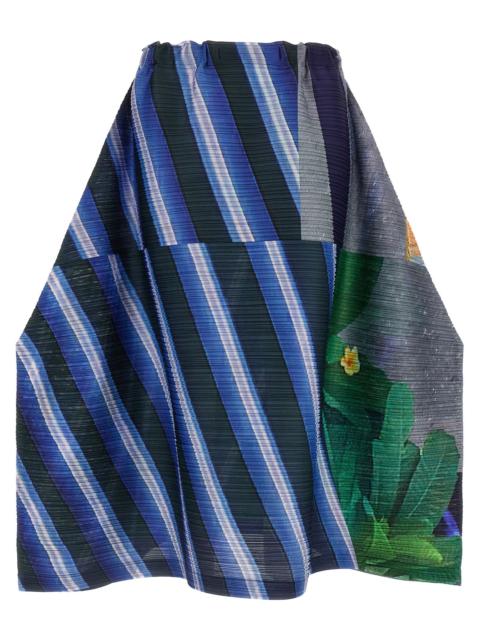 Pleats Please Issey Miyake Pleats Please Issey Miyake Women 'City Collage' Skirt