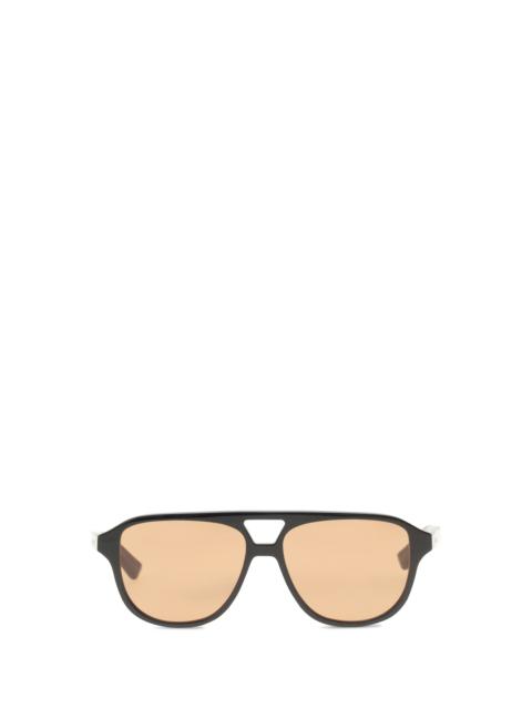 Alexander McQueen Alexander McQueen Signature Essentials Sunglasses Nero/Brown