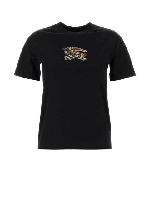 Burberry Burberry Women Black Cotton T-Shirt