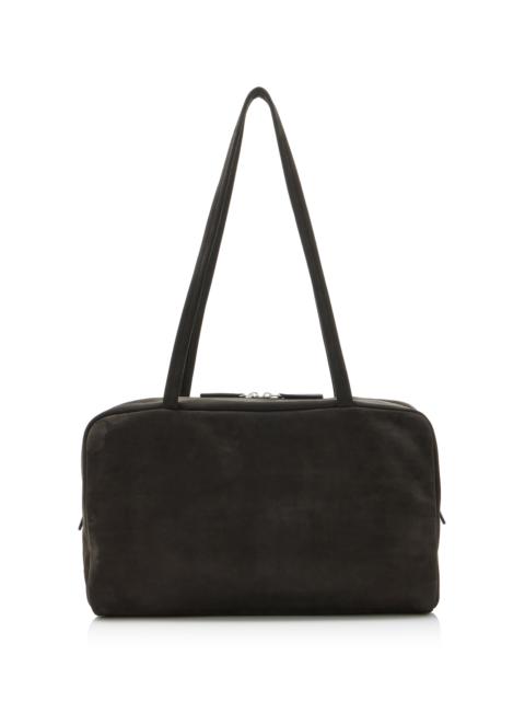 The Row Astra Nubuck Bowling Bag brown