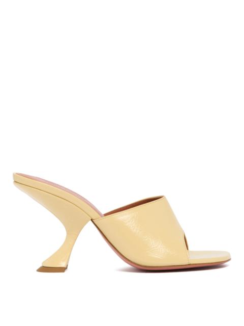 Amina Muaddi Yellow Taylor Slipper Mules