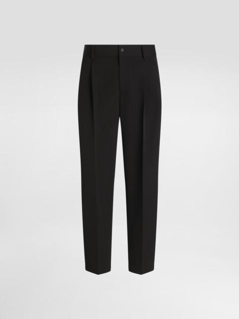 Dolce & Gabbana Wool pants with double darts