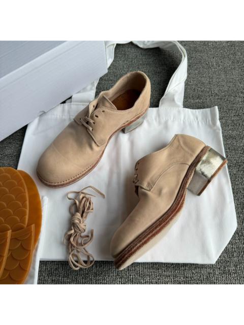Guidi Guidi 792zi suede derby shoes in light brown