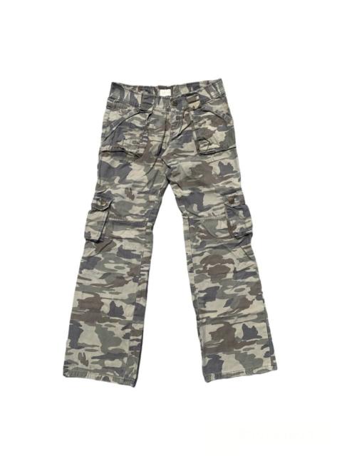 Other Designers Japanese Brand - One Room Low Waist Cargo Pants Flare Camo Trouser Vintage