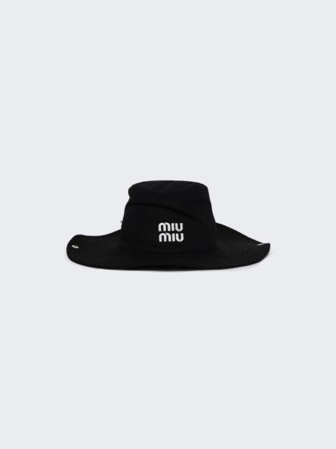 Drill Cowboy Hat Black