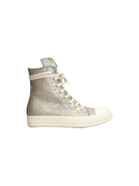 Rick Owens DRKSHDW MEN'S DENIM SNEAKERS (GOLD/MILK)
