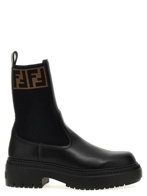 Fendi 'Domino' Ankle Boots