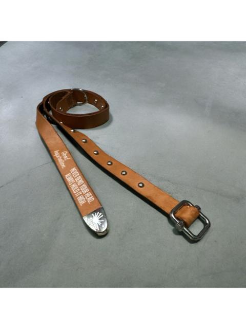 Maison MIHARAYASUHIRO MIHARAYASUHIRO STUDDED LEATHER BELT