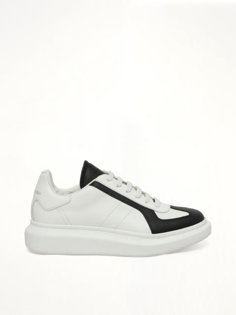 Alexander McQueen Larry Oversized Sneaker in White/Black/Latte