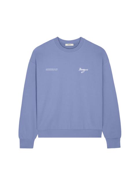 PANGAIA Mens One Forest Graphic Sweatshirt - Aster Purple