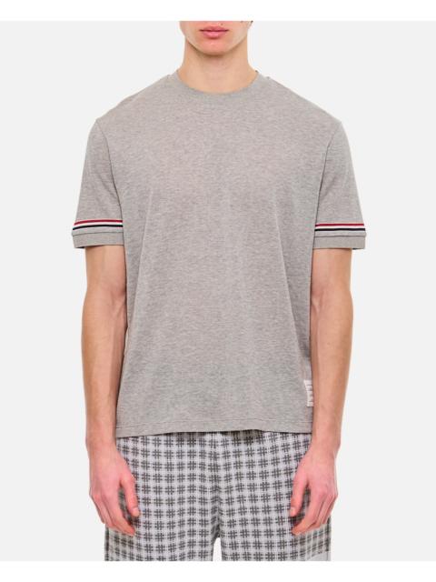 Thom Browne Thom Browne Men Ribbed Cuff T-Shirt