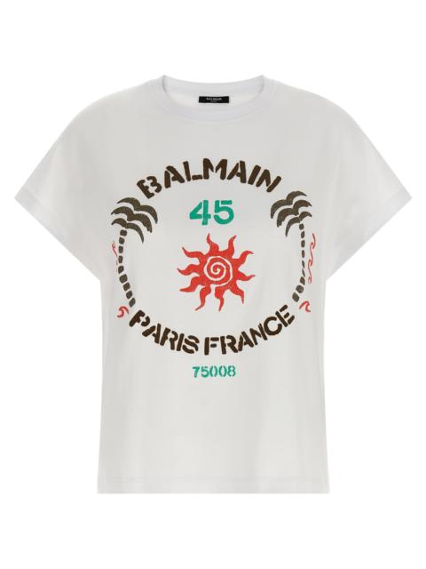Balmain Balmain Women 'Club 45' Print T-Shirt