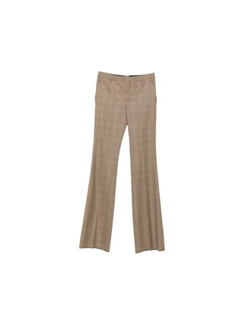 SAINT LAURENT Saint Laurent Brown Trousers - Flared Trousers Women