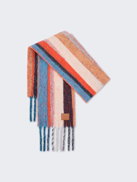 Loewe Scarf Orange And Blue