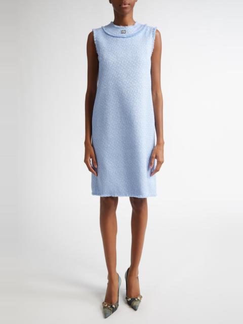 Dolce & Gabbana Dolce&Gabbana Rachel Tweed Shift Dress in F3981 Glicine Viola Chiari at Nordstrom