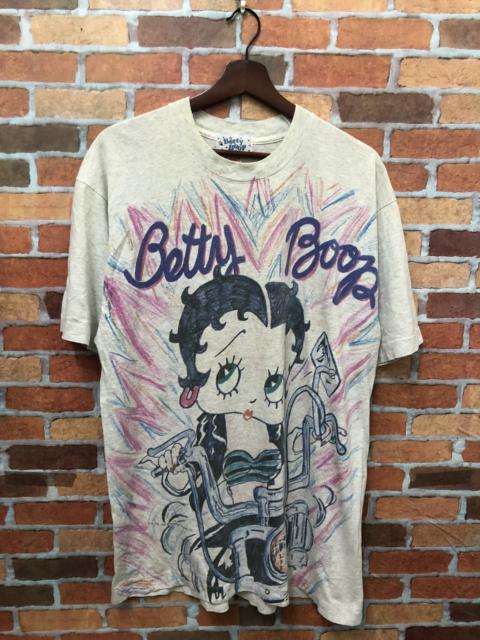 Other Designers Vintage - Vintage 90s Betty Boop All Over print t shirt