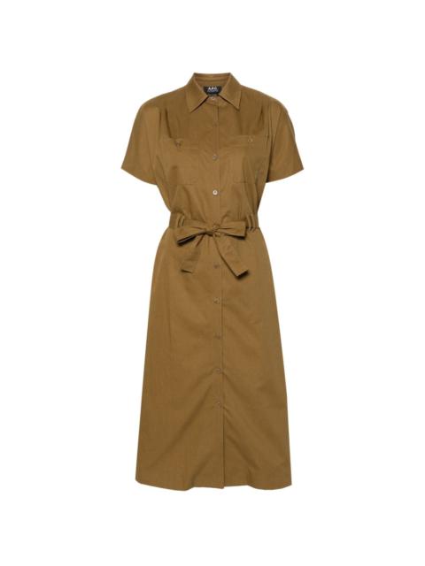 shirt midi dress