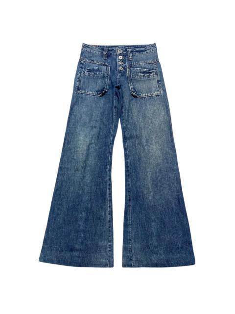 Other Designers Marithe + Francois Girbaud - Marithe Francois Girbaud Denim Super Flare Low Rise Jeans