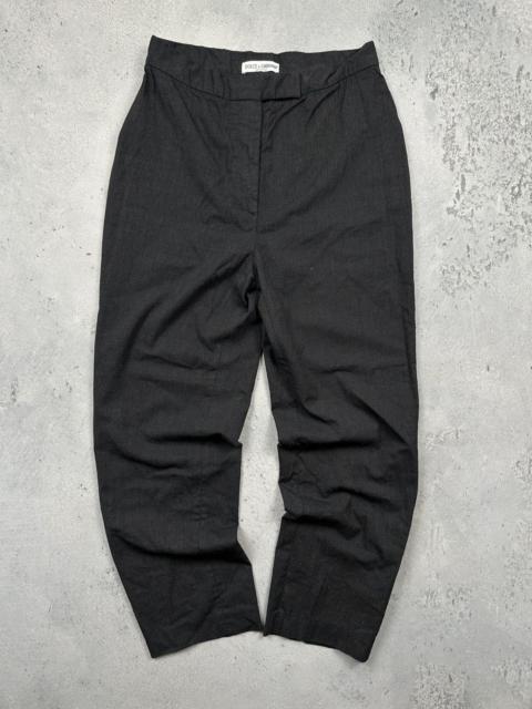 Dolce & Gabbana Vintage Dolce & Gabbana Wool Straight Trousers Made in Italy