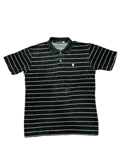 A BATHING APE® BAPE A Bathing Ape Striped Polo Shirt Japan Texture Pique