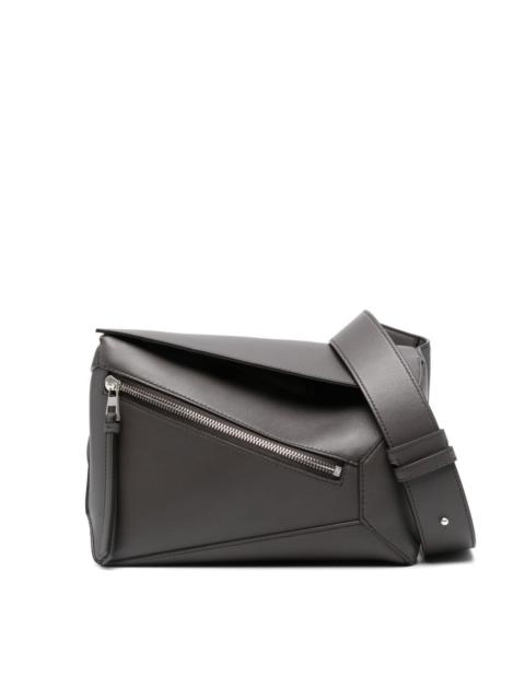 Puzzle Edge small leather bumbag