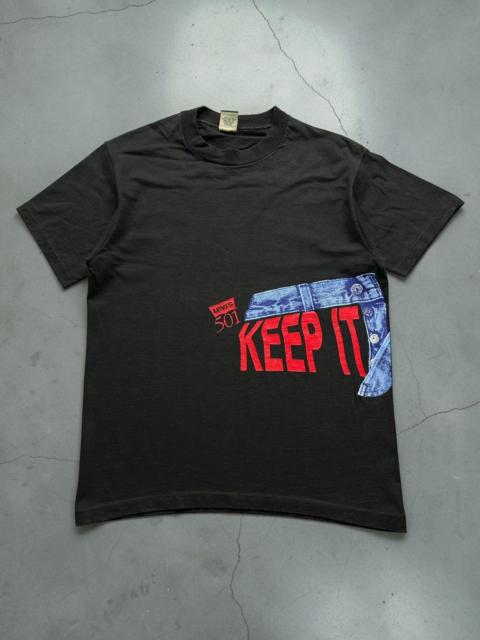 Levi's Vintage 1992 Levi’s Keep It Buttoned Single Stitch T-Shirt