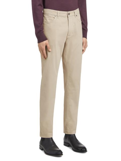 ZEGNA City Fit Stretch Cotton Pants
