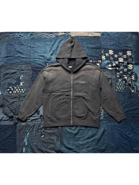 visvim VISVIM 26SS JUMBO SB HOODIE F.Z. DISTRICT CRASH - Washed and distressed, zippered hoodie.