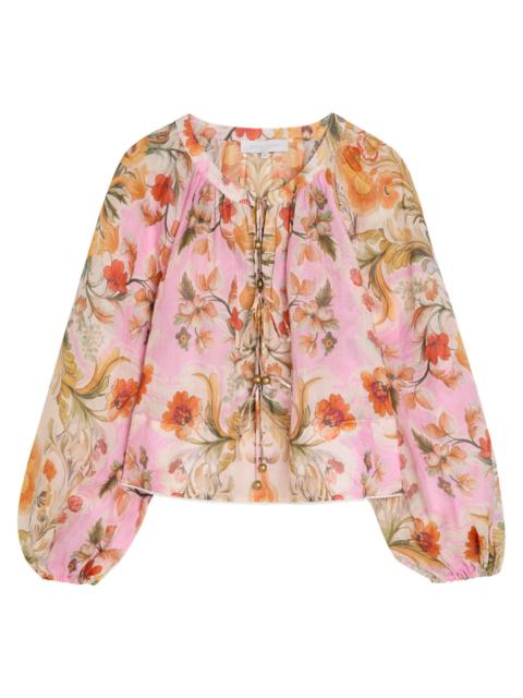 Maison MIHARAYASUHIRO Leon Embroidery Stripe Shirt - K16SH411