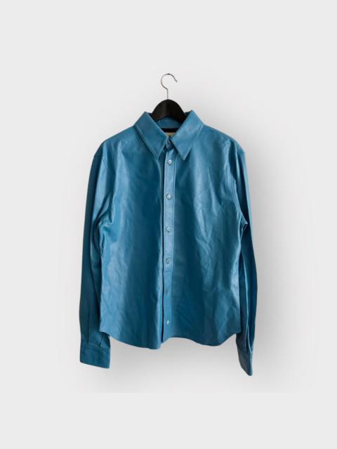 Marni STEAL! Marni Leather Button Down Shirt (M)