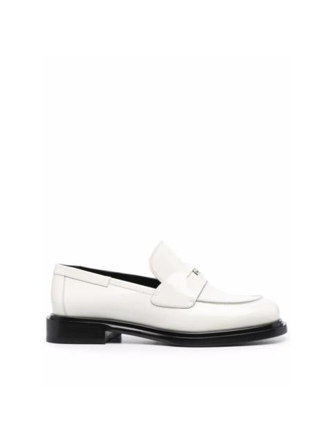 FERRAGAMO Ferragamo Womens White Moccasins Loafers