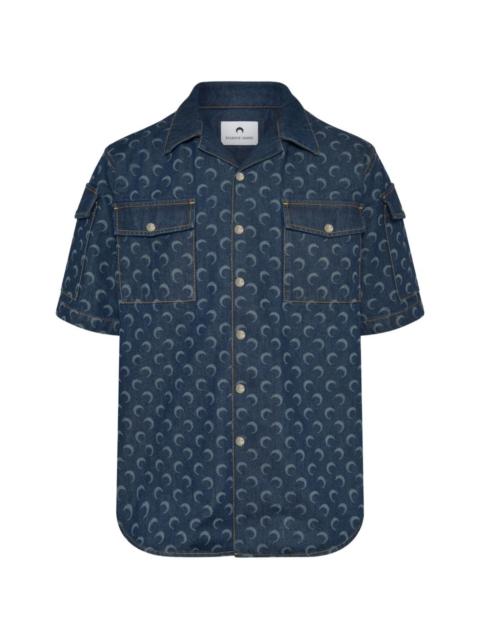 Marine Serre Marine Serre Men Moon Denim Shirt